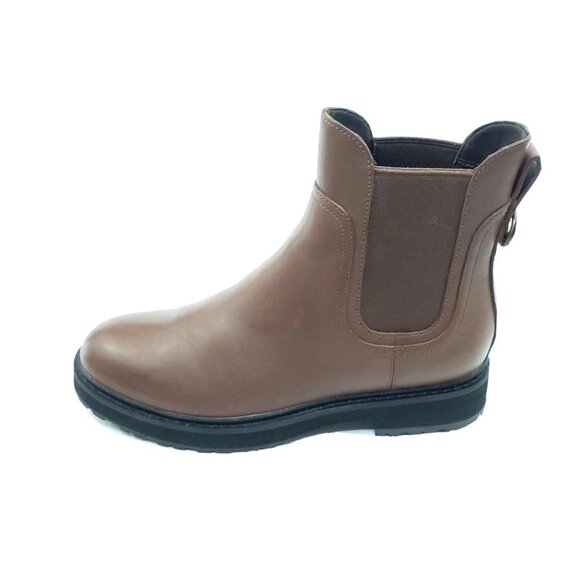 Cole Haan Greenwich Chelsea Boots Waterproof Round Toe Brown Leather Womens 6.5 - Picture 1 of 9
